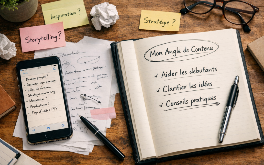 Comment trouver son angle de contenu sans se disperser